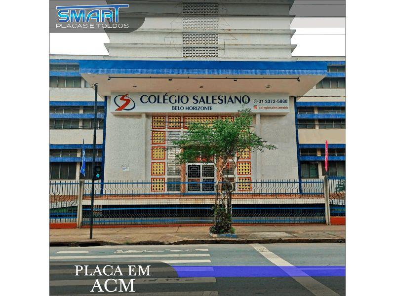 Fachada em ACM para o Colégio Salesiano BH