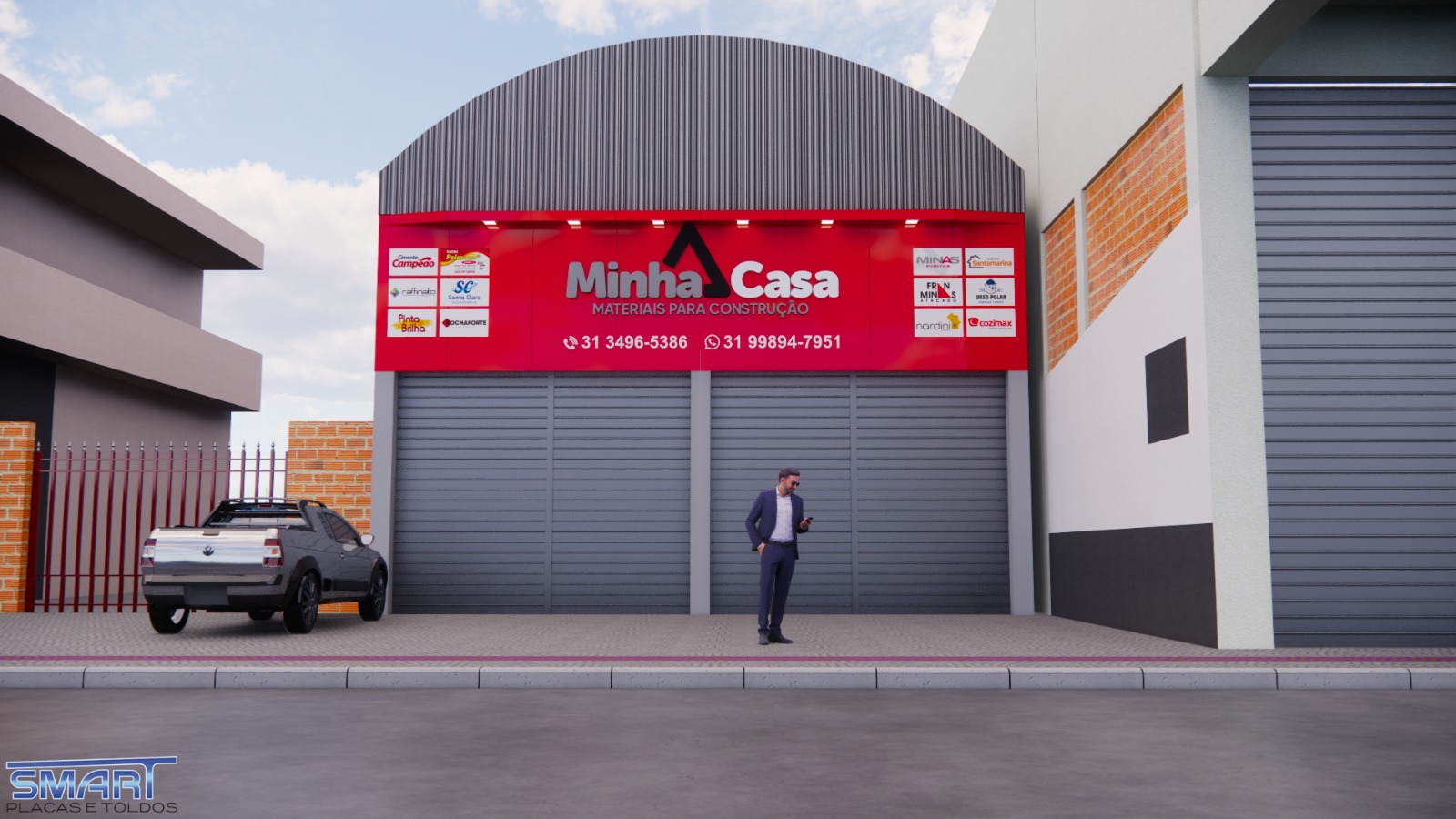 Projeto 3D - Minha Casa Materiais para Construção